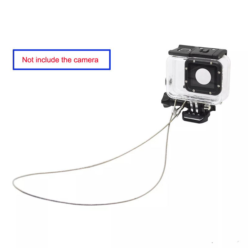 New Outdoor Stainless Steel Lanyard Tether Kit for Camera Surfing/Skiing/Skateboarding/idRing Bicycle/ Motorcycle