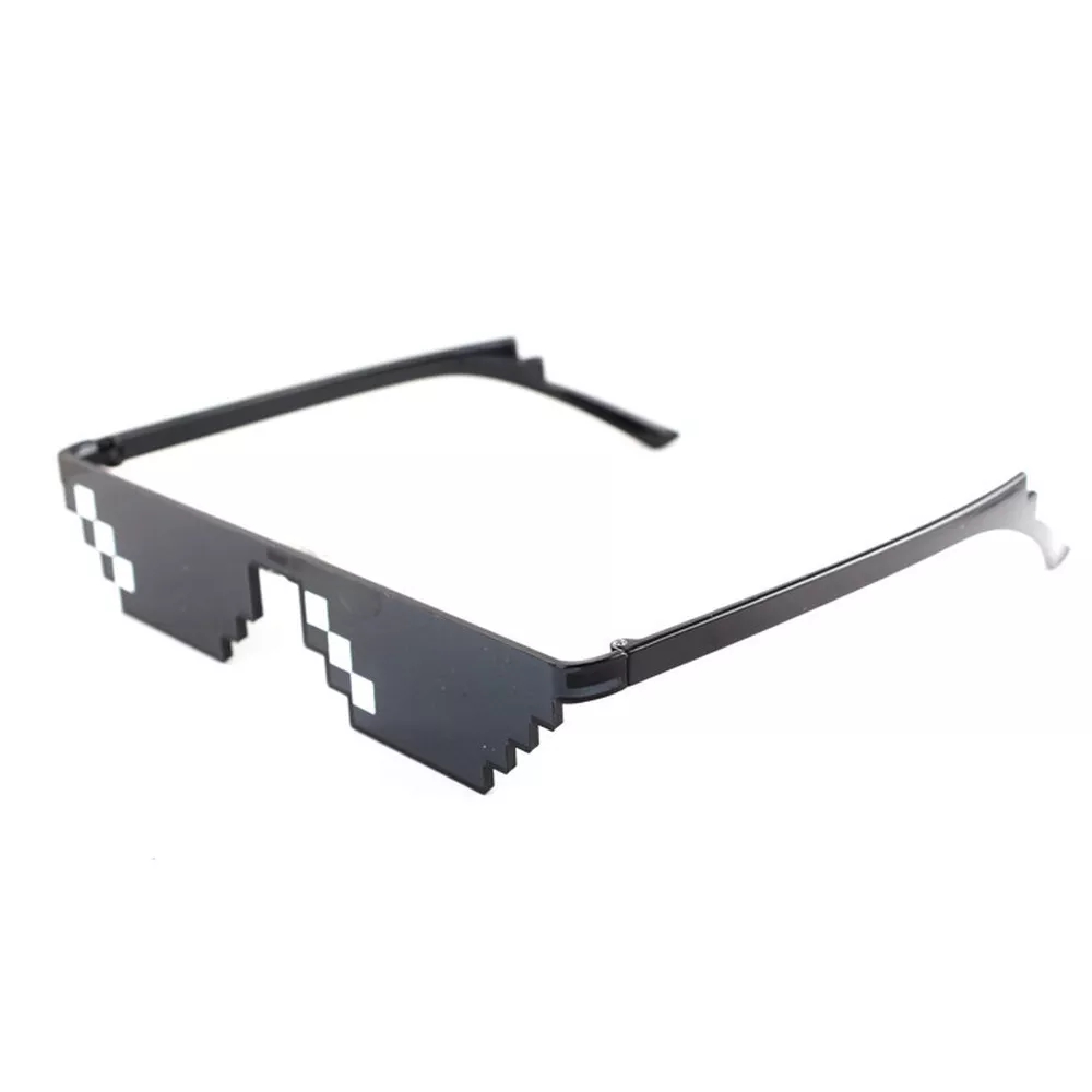 Outdoor Sport 3/6 Bit Sunglasses Pixelated Men Women Party Eyeglasses UV400 Vintage Eyewear Unisex Gift Toy Glasses
