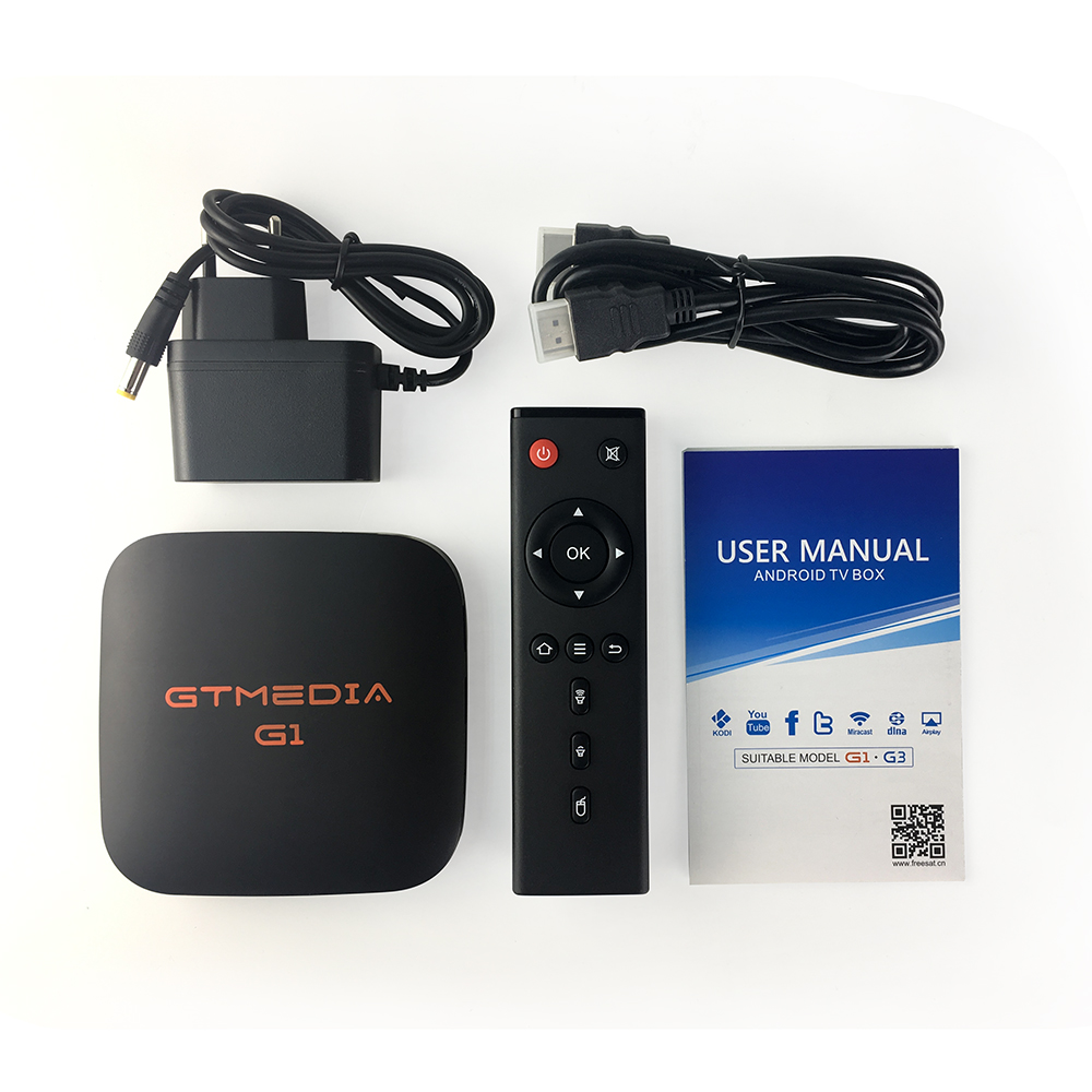 Android Tv Box GTmedia G1 Android 7.1.2 Amlogic S905W 1GB 8GB Wifi 2.4G HEVC H.265 MPEG-4 movies