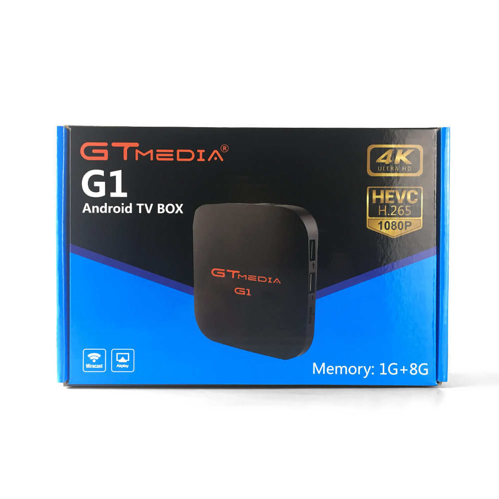 Android Tv Box GTmedia G1 Android 7.1.2 Amlogic S905W 1GB 8GB Wifi 2.4G HEVC H.265 MPEG-4 movies