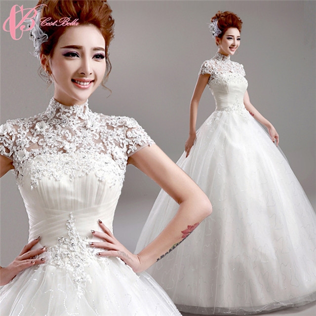 white wedding frock design