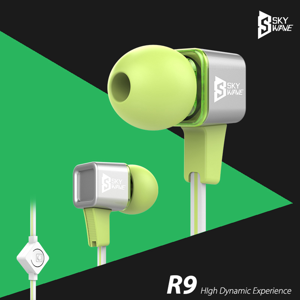 SIHIVIVE R9 In-Ear Noise Isolating Headphone, Superior Sound Metal Headset Wired Earphones