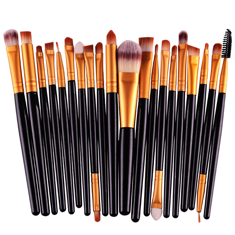 20 Pieces Makeup Brush Set Professional Face Cosmetics Blending Brush Tool
