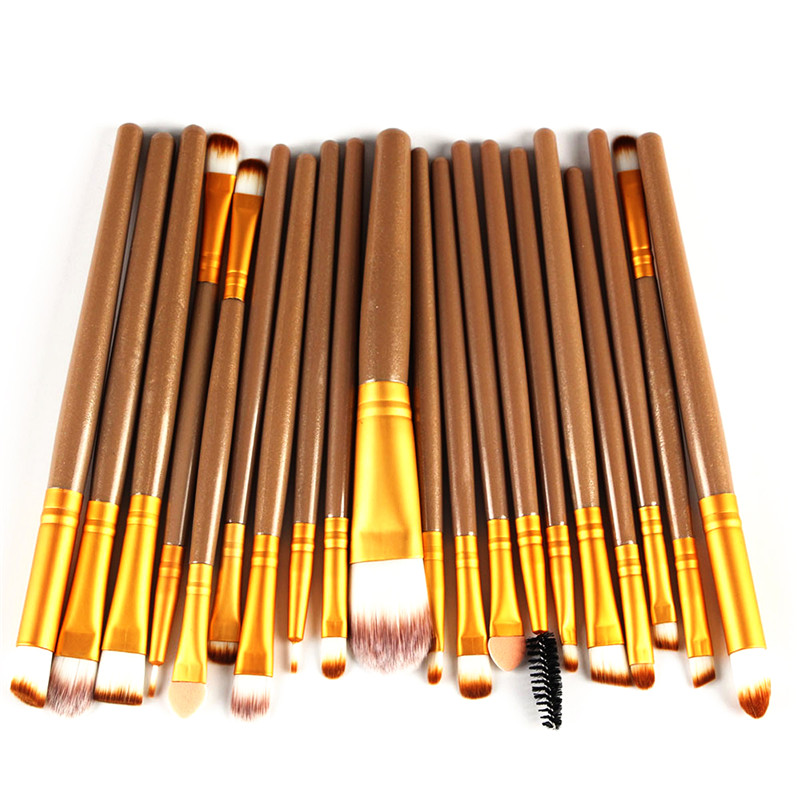 20 Pieces Makeup Brush Set Professional Face Cosmetics Blending Brush Tool