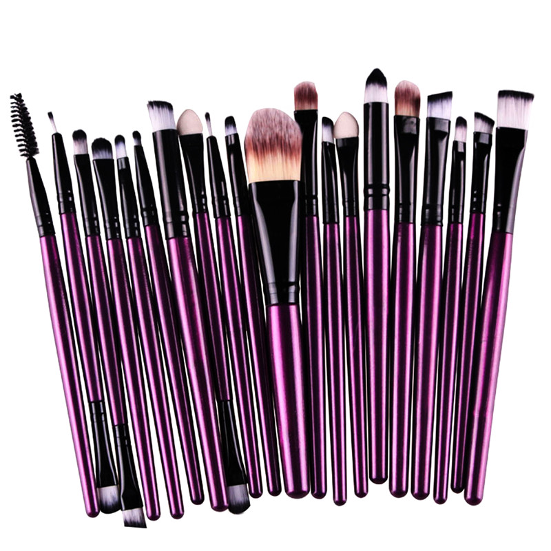 20 Pieces Makeup Brush Set Professional Face Cosmetics Blending Brush Tool
