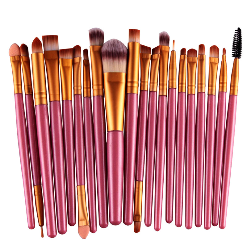 20 Pieces Makeup Brush Set Professional Face Cosmetics Blending Brush Tool