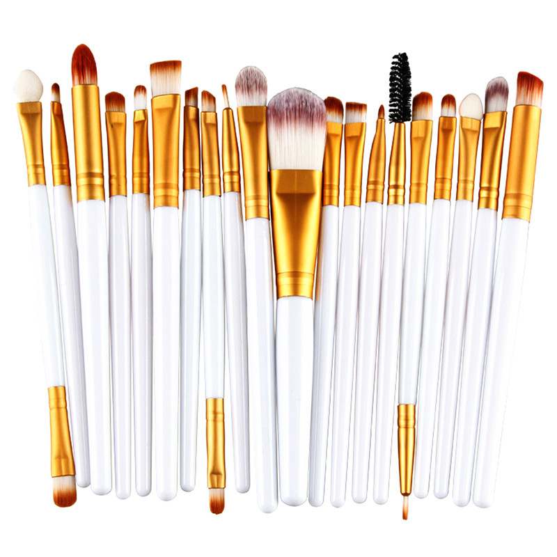 20 Pieces Makeup Brush Set Professional Face Cosmetics Blending Brush Tool