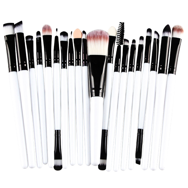 20 Pieces Makeup Brush Set Professional Face Cosmetics Blending Brush Tool