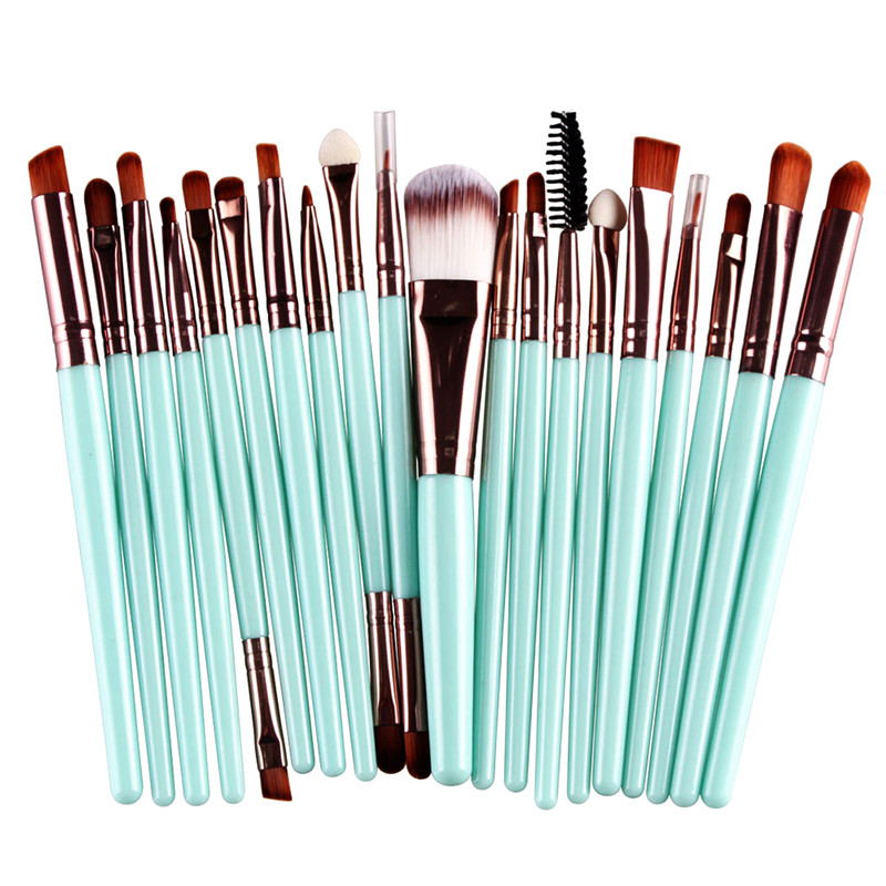 20 Pieces Makeup Brush Set Professional Face Cosmetics Blending Brush Tool