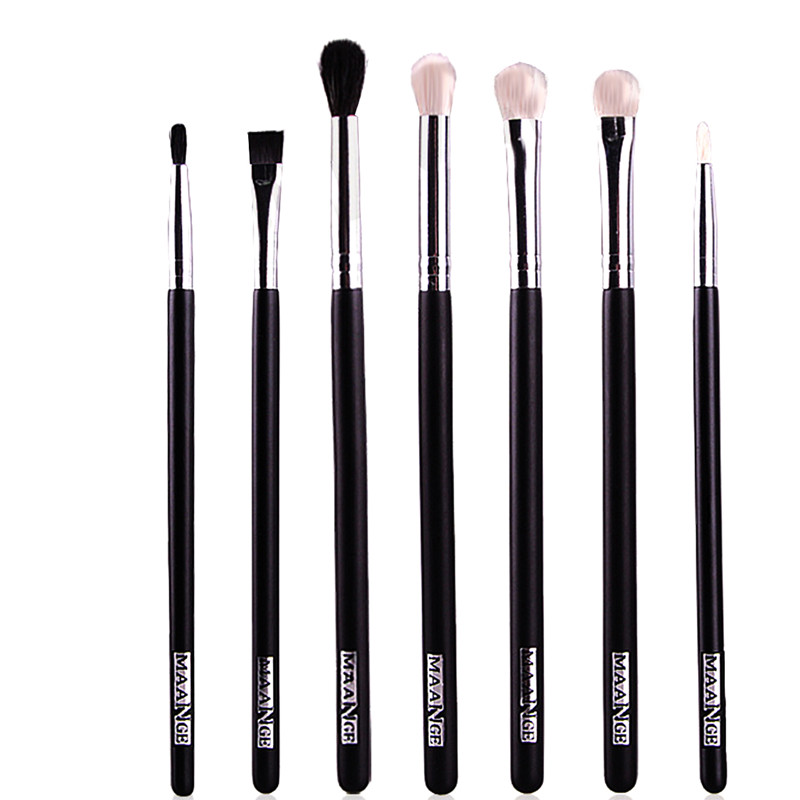 7pcs Makeup Brush Set Eye Shadows Eyebrow Eyeliner Face Make Up Tool Kit