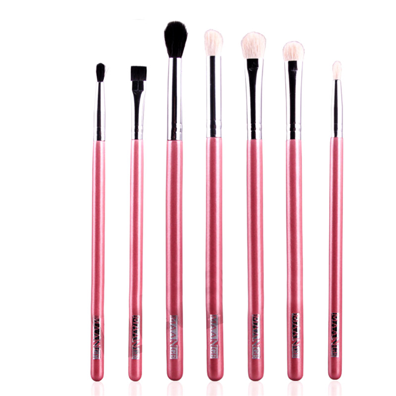 7pcs Makeup Brush Set Eye Shadows Eyebrow Eyeliner Face Make Up Tool Kit