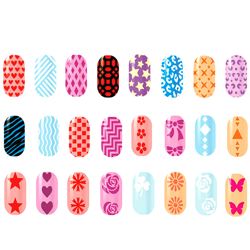 Beauty Nail Sticker Set Full Tip Decals DIY Tattoos Nail Art Decoration