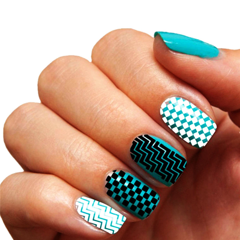 Beauty Nail Sticker Set Full Tip Decals DIY Tattoos Nail Art Decoration