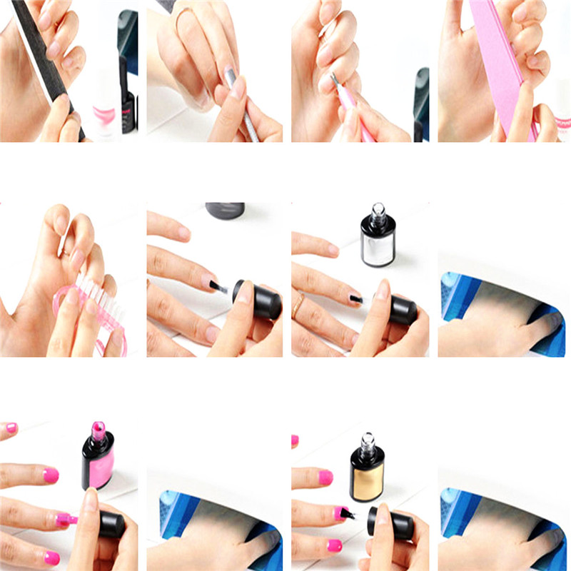 Professional Double Sided Nail Files Emery Board Grit Manicure Pedicure