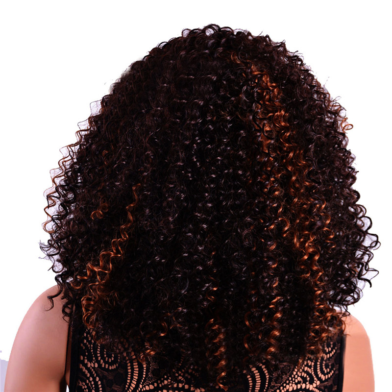Natural Women&apos;s Black Small Roll Short Full Afro African American Wigs