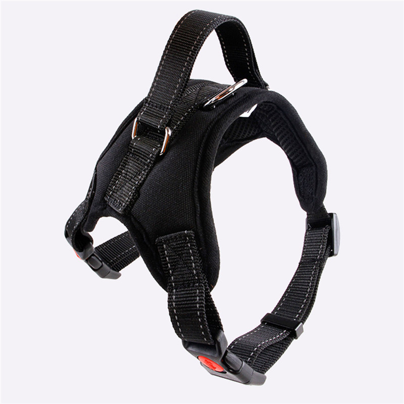 Fashion Dog Soft Adjustable Harness Belt Pet Outdoor Vest Collar Hand Strap