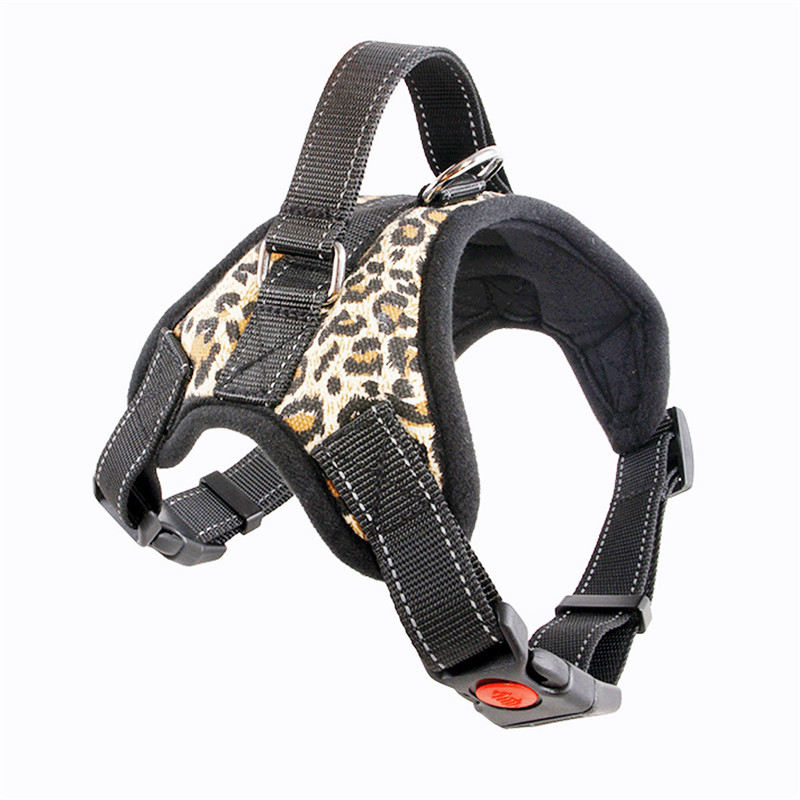 Fashion Dog Soft Adjustable Harness Belt Pet Outdoor Vest Collar Hand Strap