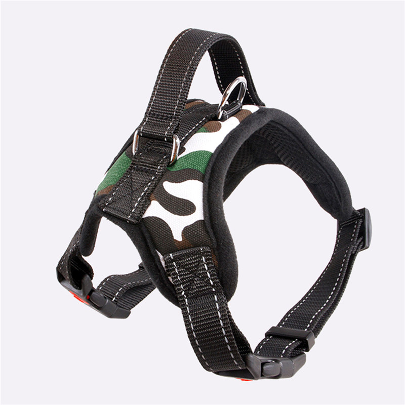 Fashion Dog Soft Adjustable Harness Belt Pet Outdoor Vest Collar Hand Strap