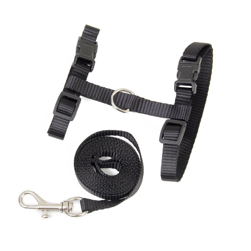 Adjustable Pet Leash Puppy Kitten I-shaped Traction Rope Belt for Safety Walking