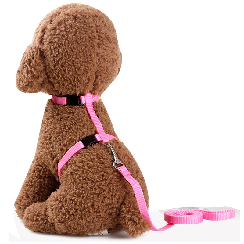Adjustable Pet Leash Puppy Kitten I-shaped Traction Rope Belt for Safety Walking