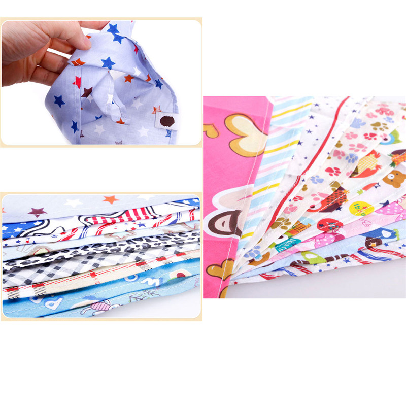 Fashion Adjustable Pet Bib Neck Triangle Scarf Saliva Towel Collar Neckerchief Bandana