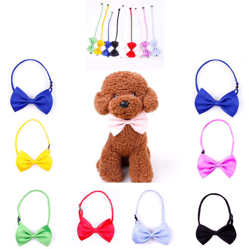 Gentleman Pet Bow Ties Cat/ Dog Tie Adjustable Cat Collar Tie Accessories