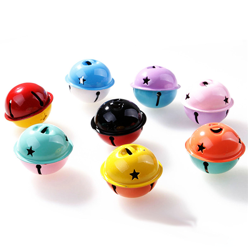 40MM Cute Pet Dog / Cat Maccaron Fight Color Star Empty Bell Pet Supplies