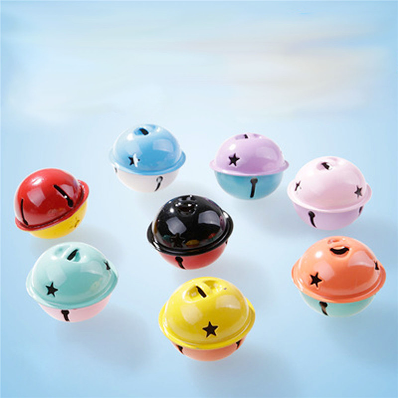 40MM Cute Pet Dog / Cat Maccaron Fight Color Star Empty Bell Pet Supplies