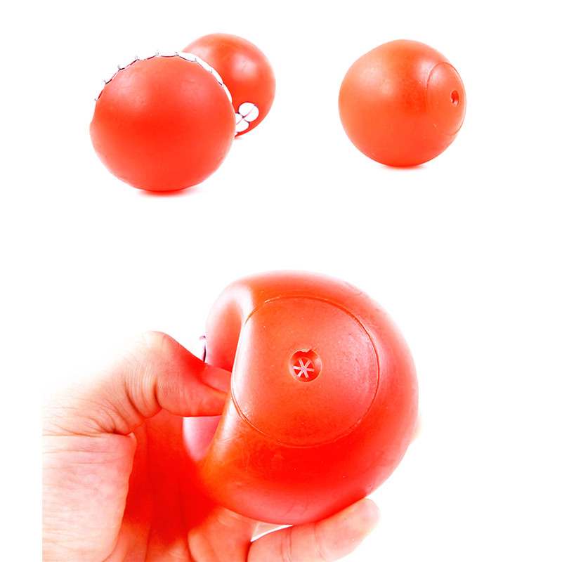 Pet Puppy Kitten Natural Rubber Pet Toy Teeth Pattern Utterance Ball