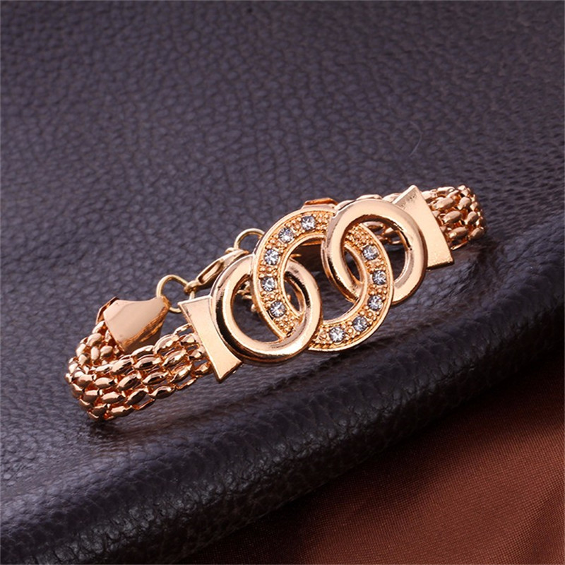 5 piece/Set New alloy Necklace Pendant Earring Studs Bracelet Wedding Rings Women Men Jewellery