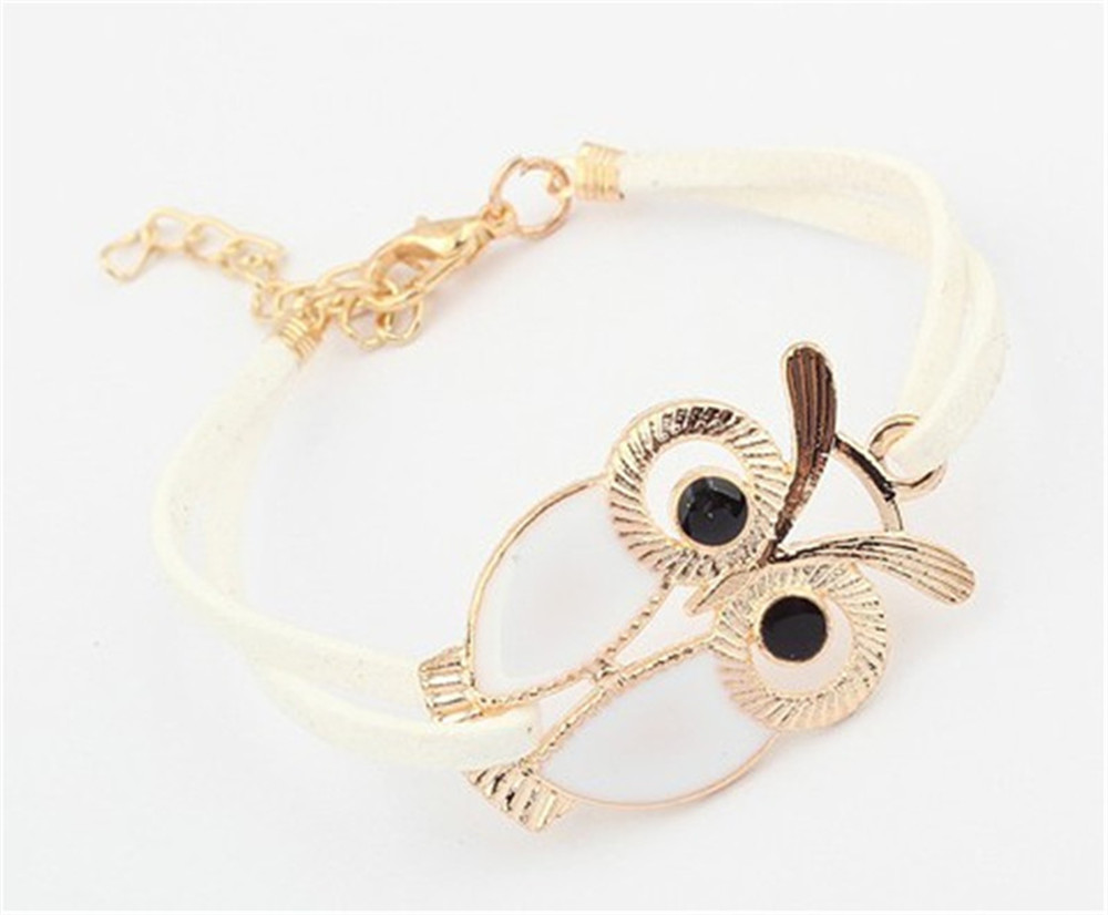 Hot Sale Fashion Luxury Lovers Vintage Lovely Totem Owl Bracelets Jewelry for Women