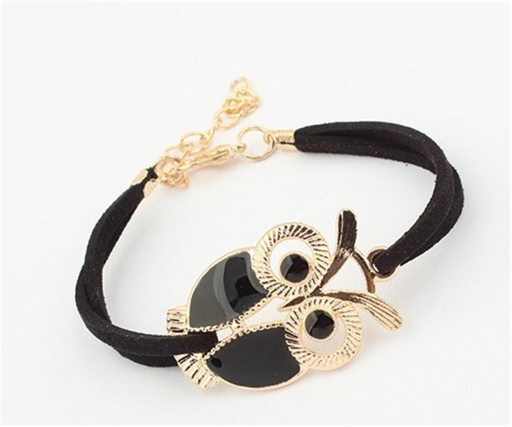 Hot Sale Fashion Luxury Lovers Vintage Lovely Totem Owl Bracelets Jewelry for Women