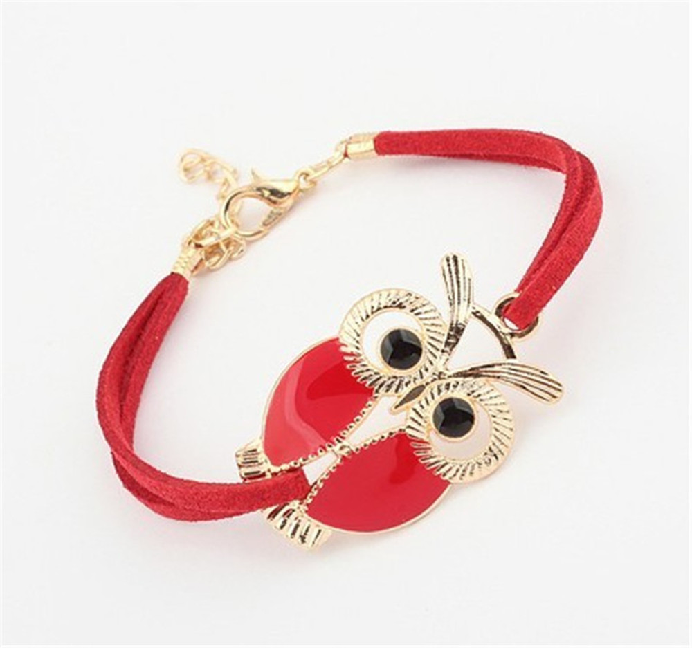 Hot Sale Fashion Luxury Lovers Vintage Lovely Totem Owl Bracelets Jewelry for Women