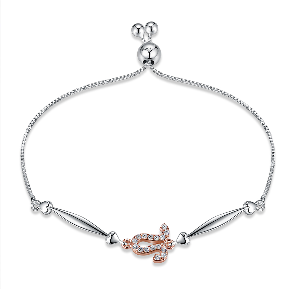 12 constellation Leo Fashion Trend Bracelet 925 Sterling Silver Bracelet for Christmas Gifts