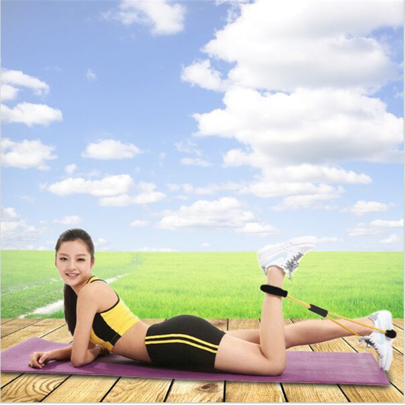 Elastic Tension Rope Gym Fitness Sport Rubber Loop Pull Rope Exercise Stretch Belt Pilates Yoga Belt