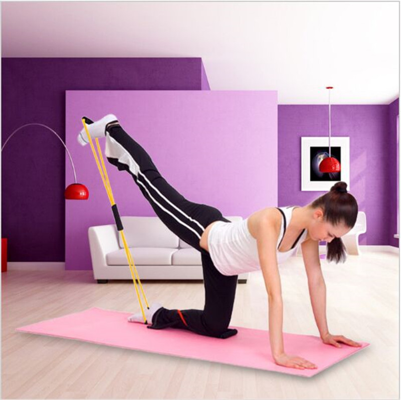 Elastic Tension Rope Gym Fitness Sport Rubber Loop Pull Rope Exercise Stretch Belt Pilates Yoga Belt