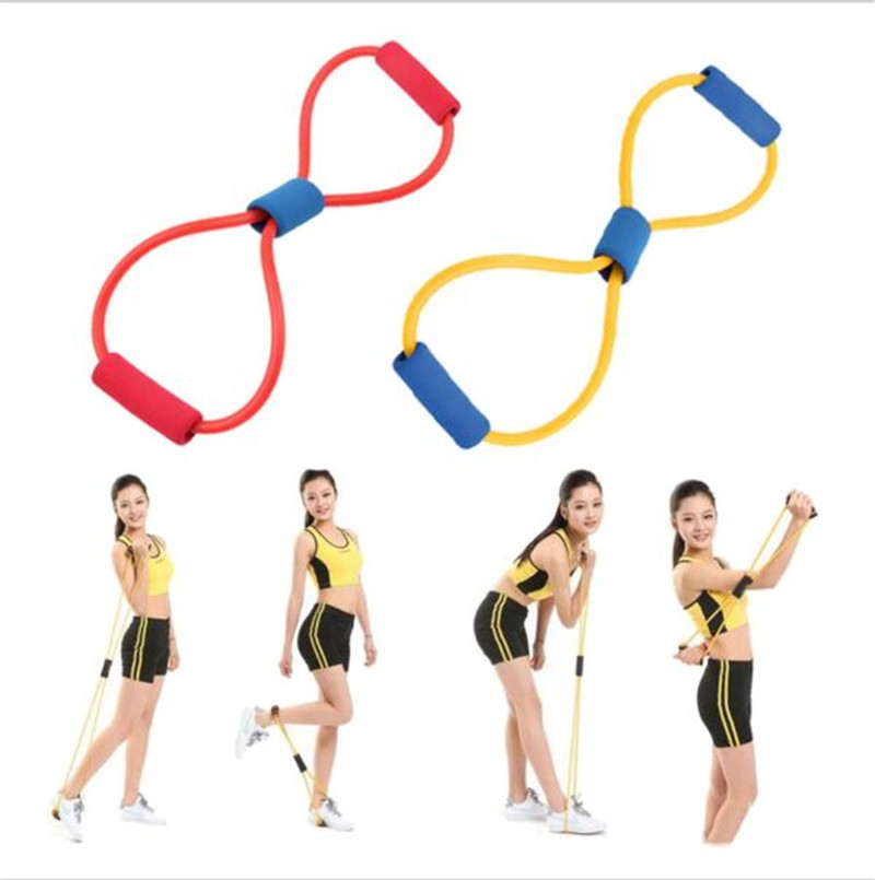 Elastic Tension Rope Gym Fitness Sport Rubber Loop Pull Rope Exercise Stretch Belt Pilates Yoga Belt