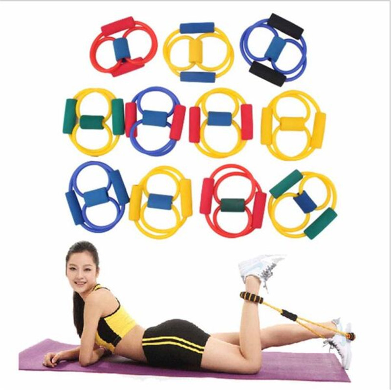 Elastic Tension Rope Gym Fitness Sport Rubber Loop Pull Rope Exercise Stretch Belt Pilates Yoga Belt