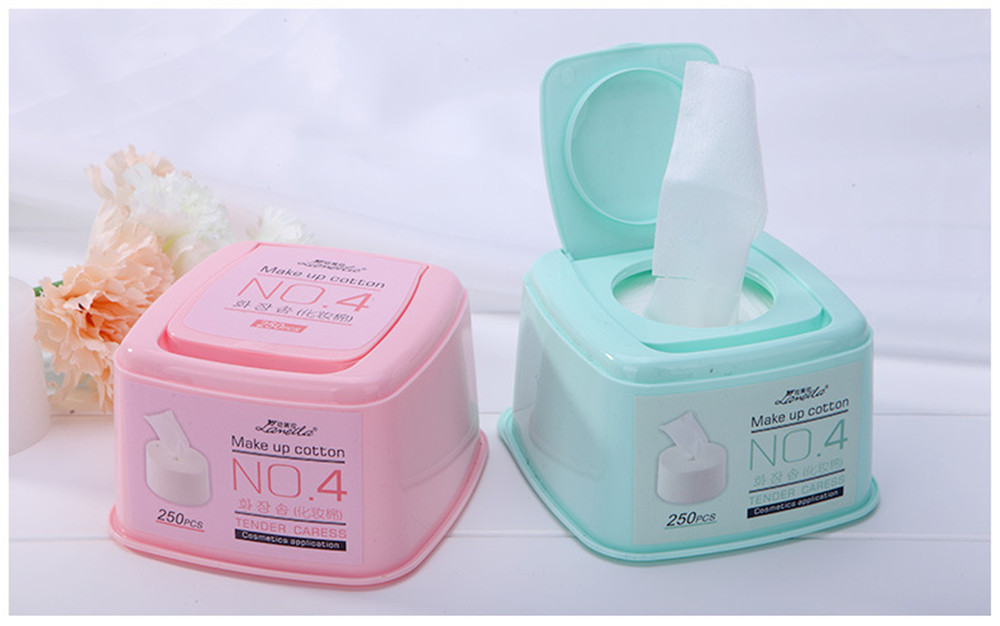 250PCS Soft Face Makeup Cosmetic Cotton Eye Nail Removing Cotton Pads Lint Free