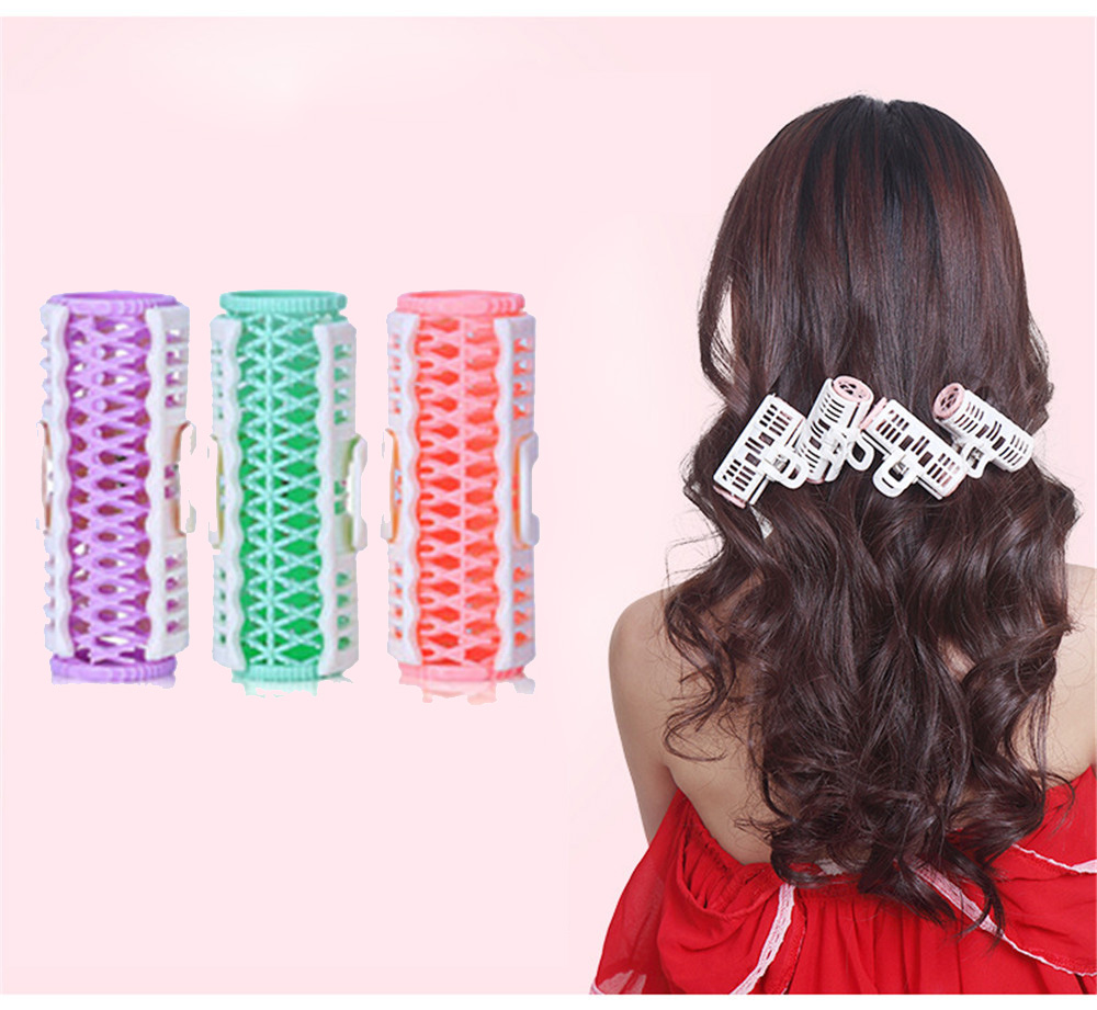3PCS Plastic DIY Hair Styling Roller Curlers Clips