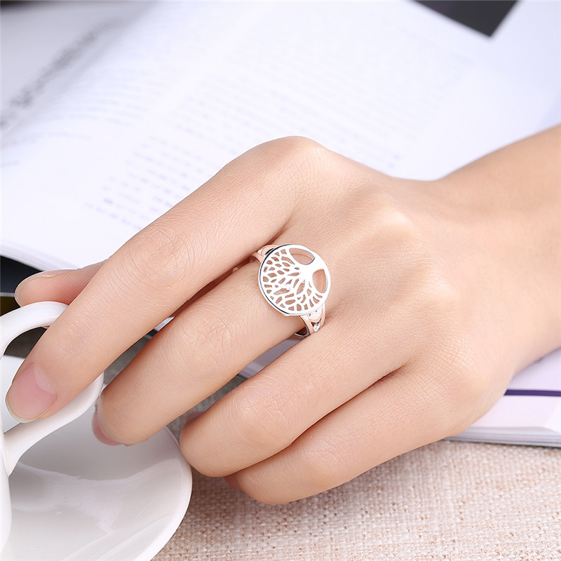 Fashion Trends Tree of Life Classic Rings for Women Parties Accessories