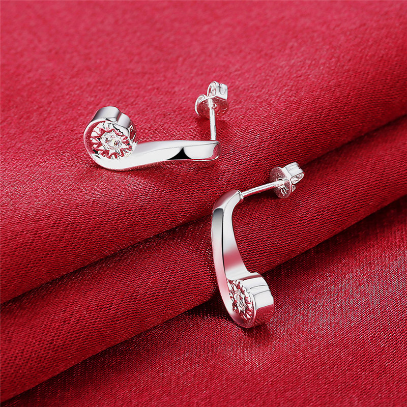 Popular Question Mark Zirconia Romantic Question Mark Ladies Earrings Set for Women