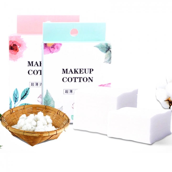50pcs Cotton Cleansing Soft Cotton Pad Cosmetic Face Beauty Remover Skin Care Pad Makeup Remove Tool