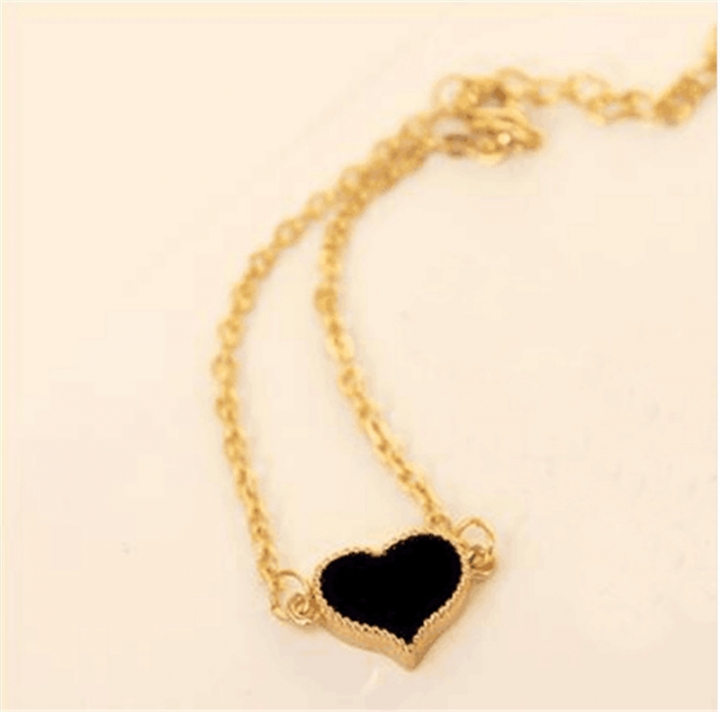 New Bracelet Alloy Love Heart Bracelets For Women Men Couple Fashion Jewelry