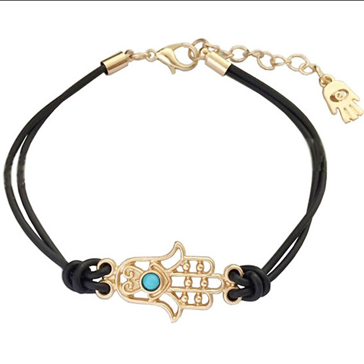 Fashion Bracelet Hand Woven Simple Necklace Palm Pendant