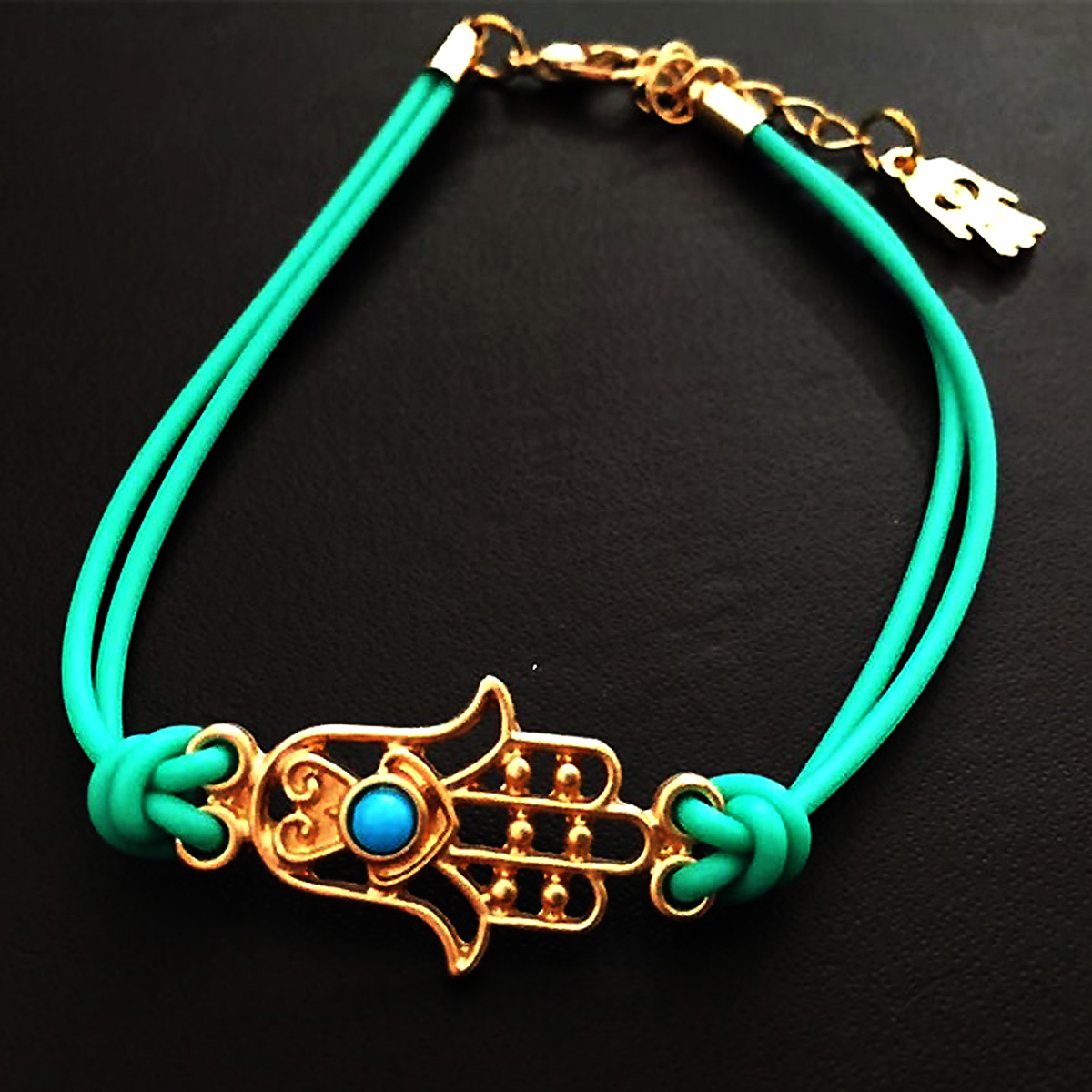 Fashion Bracelet Hand Woven Simple Necklace Palm Pendant