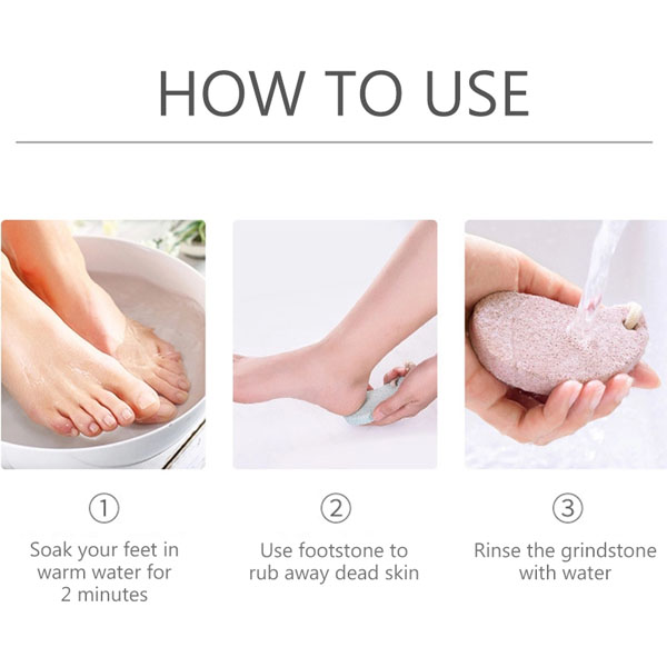 1PC Foot Pumice Stone Grinding Callus Remover for Feet Hands