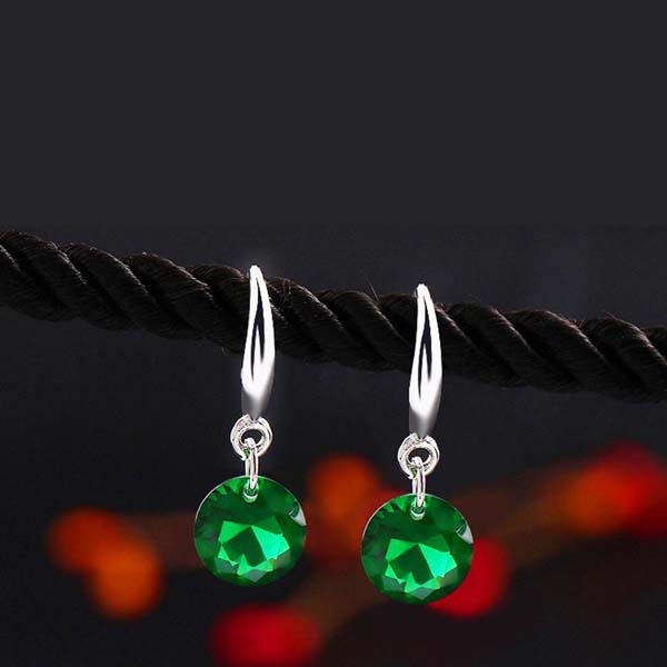 New Fashion  Crystal Stud Earrings for Women Jewelry Vintage Roman Small Earring