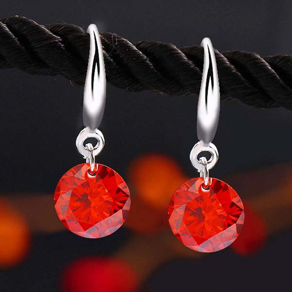 New Fashion  Crystal Stud Earrings for Women Jewelry Vintage Roman Small Earring