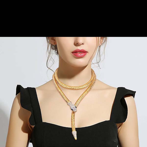 New Snake Type Necklace Women Choker